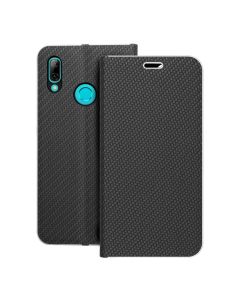 LUNA Book Carbon for HUAWEI P Smart 2019 black