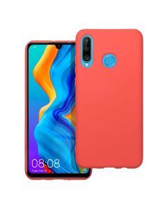 SILICONE case for HUAWEI P30 Lite peach