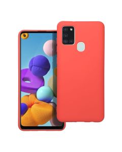 SILICONE case for SAMSUNG A21S peach