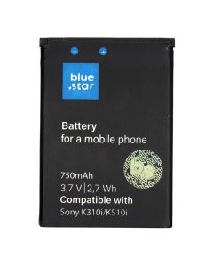 BLUE STAR PREMIUM battery for SONY ERICSSON K310i / K510i / J300 / W200 / T280 750 mAh