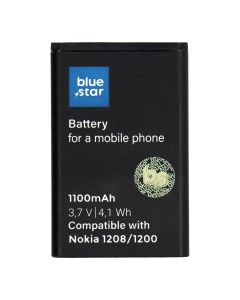 BLUE STAR battery for NOKIA 1208 / 1200 / C1 / 1616 / 1800 1100 mAh
