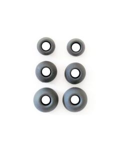 Rubbers for earphones (3 size in set) black