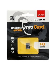IMRO memory card microSD 16GB 100MB/s class 10 UHS I