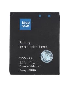 BLUE STAR battery for SONY ERICSSON U100 Yari / J10 / J10i2 ELM / Hazel 1100 mAh