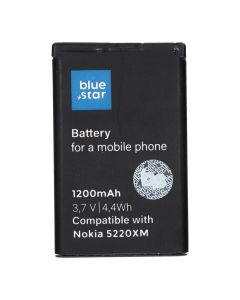 BLUE STAR PREMIUM battery for NOKIA 5220 XM / 5630 XM / 6303 / 6730 / 3720 / C3 / C5-00 / C6-01 1200 mAh