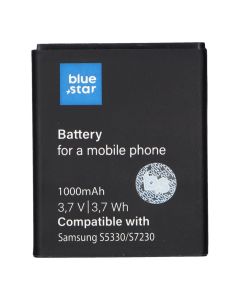 BLUE STAR battery for SAMSUNG S5330 Wave 533 / Wave 723 / S7230 / Galaxy Mini S5570 1000 mAh