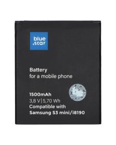 BLUE STAR PREMIUM battery for SAMSUNG S3 Mini I8190 1500 mAh