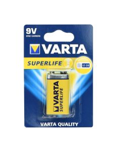 VARTA zinc battery 9V Superlife 1 pcs