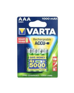 VARTA rechargeable battery R3 (AAA) 1000 mAh ready to use 4 pcs