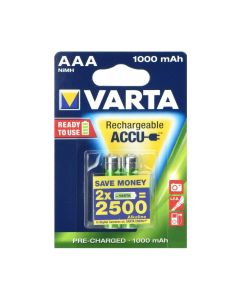 VARTA rechargeable battery R3 (AAA) 1000 mAh ready to use 2 pcs