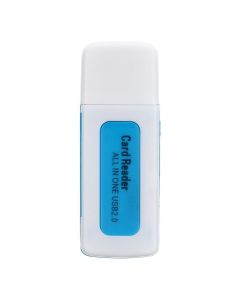 Memory Card Reader USB 2.0 blue white