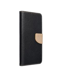 FANCY Book case for SAMSUNG A21s black / gold