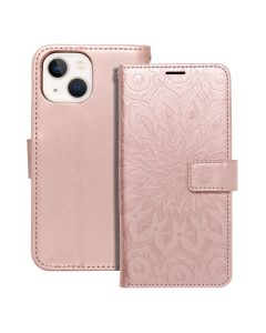 MEZZO Book case for IPHONE 13 MINI mandala rose gold