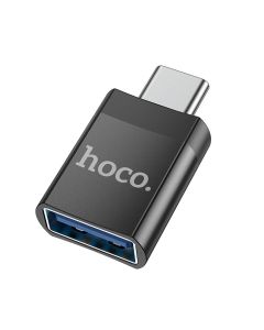 HOCO adapter OTG Type C (male) to USB A (female) UA17 black