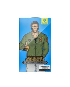 5D Mr. Monkey Glass - Apple iPhone 14 black (Strong HD)