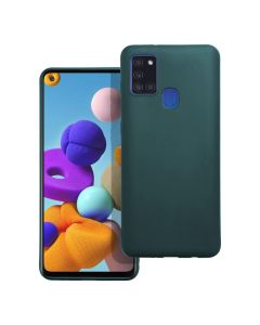 MATT case for SAMSUNG A21S dark green