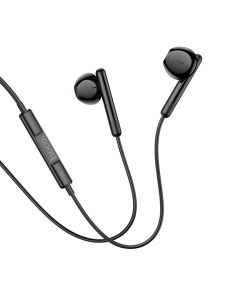 HOCO wire earphones Jack 3 5 mm with microphone M93 black 