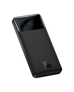 Power Bank BASEUS Bipow Overseas Edition - 10 000mAh LCD Quick Charge PD 15W with cable USB to Micro PPBD050001 black