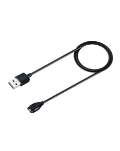 Cable USB A charging smartwatch GARMIN FENIX 5 / 5 Plus / 5S / 5X / 6 / 6S / 6X / 7 / VIVOACTIVE 3 etc HD24 1 m black