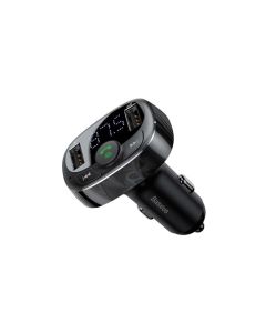 BASEUS car charger 2 x USB A + transmitter FM BT 3 4A S-09A CCMT000001 black
