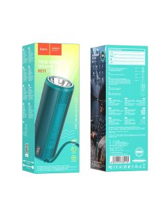 HOCO bluetooth / wireless speaker + flashlight Bora sports HC11 green
