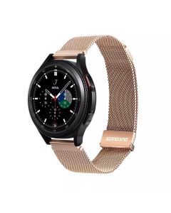 DUX DUCIS strap MILANESE stainless steel magnetic 20 mm gold