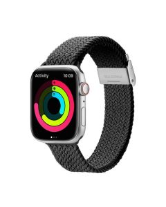 DUX DUCIS strap MIXTURE II stretchable braided for Apple Watch 42 / 44 / 45 mm black