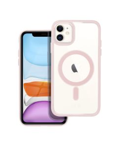 COLOR EDGE MAG COVER case compatible with MagSafe for IPHONE 11 pink