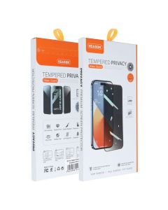 6D Pro Veason Privacy Glass - for Iphone 15 Pro Max black