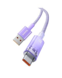BASEUS cable USB A to Type C PD 100W Explorer CATS010405 1 m purple