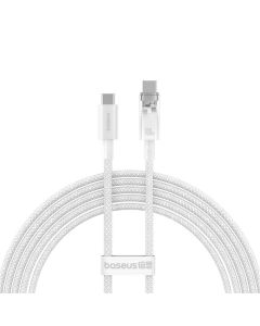 BASEUS cabel Type C to Type C Explorer Fast Charging 100W 2m stellar white P10319703221-00 / CB000043