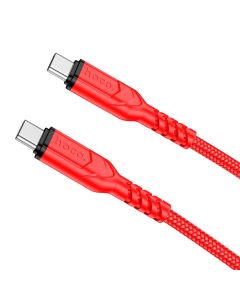 EOL HOCO cable Type C to Type C PD QC 3A 60W X59 2 m red