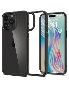 SPIGEN case ULTRA HYBRID for IPHONE 15 Pro Max matte black