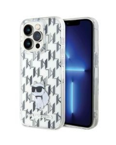 KARL LAGERFELD case for IPHONE 15 Pro Max KLHCP15XHNCMKLT (Monogram) transaprent