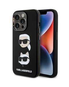 KARL LAGERFELD case for IPHONE 15 Pro KLHCP15LSDHKCNK (Silicone KC) black