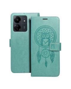 MEZZO Book case for XIAOMI Redmi 13C / POCO C65 dreamcatcher green