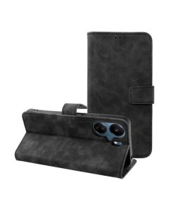TENDER Book Case for XIAOMI Redmi 13C / POCO C65 black