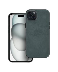 WOVEN MAG COVER case compatible with MagSafe for IPHONE 15 Plus green