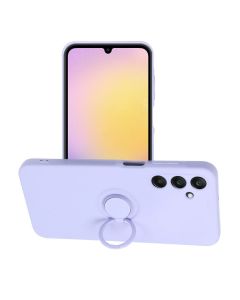 SILICONE RING case for SAMSUNG A25 5G violet