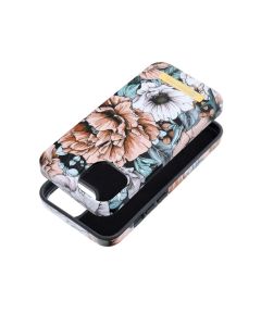 FORCELL F-PROTECT Mirage case compatible with MagSafe for IPHONE 14 bloom bush