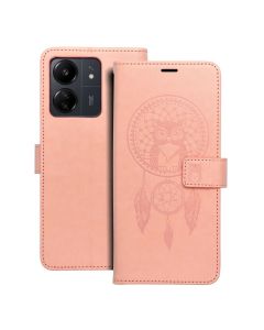 MEZZO Book case for XIAOMI Redmi 13C / POCO C65 dreamcatcher peach fuzz