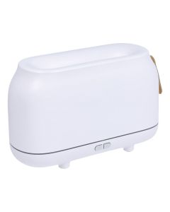 Colorful flame aromatherapy machine / humidifier / diffuser Art Deco model HZ005 white