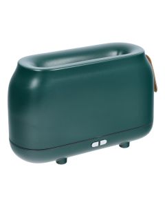 Colorful flame aromatherapy machine / humidifier / diffuser Art Deco model HZ005 dark green