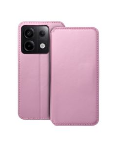 DUAL POCKET Book case for XIAOMI Redmi Note 13 Pro 5G light pink