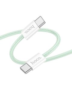EOL HOCO cable Type C to Type C PD QC3.0 3A 60W X104 1 m green