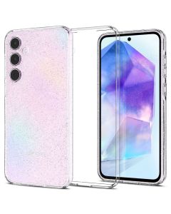 SPIGEN case LIQUID GLITTER CRYSTAL for SAMSUNG A55 5G transparent