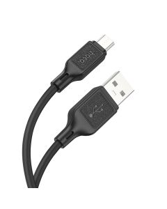 HOCO cable USB A to Micro USB 2 4A X90 1m black