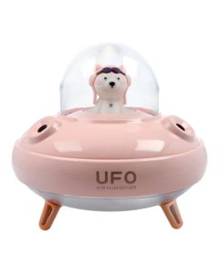 Aromatherapy machine / humidifier / diffuser UFO pink