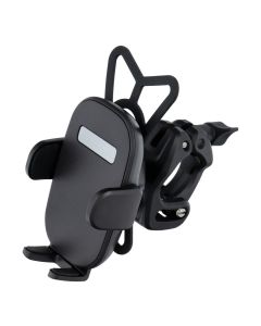 Clamp bike phone holder PREMIUM for handlebars H6-MB01 black