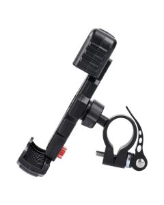 Clamp bike phone holder PREMIUM for handlebars MB03U black